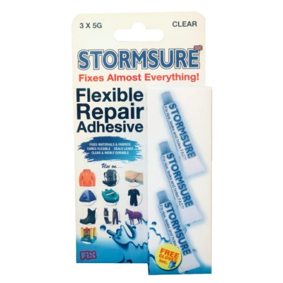Stormsure Flexible Repair Adhesive 3 x 5g Tubes