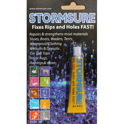 Stormsure Wetsuit Glue Black - 15g Tube