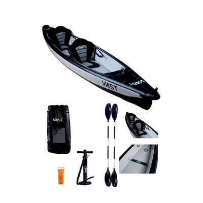 VAST Stealth HP Kayak Package - 2 Person - Black