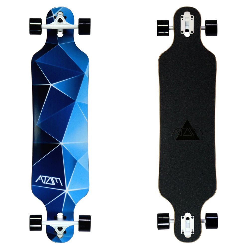 Atom Drop-Through Longboard - 40 Inch - Blue Geo