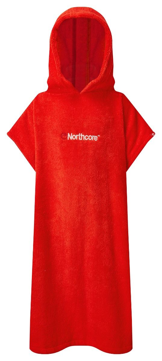 Northcore Beach Basha Changing Robe - Childrens Red