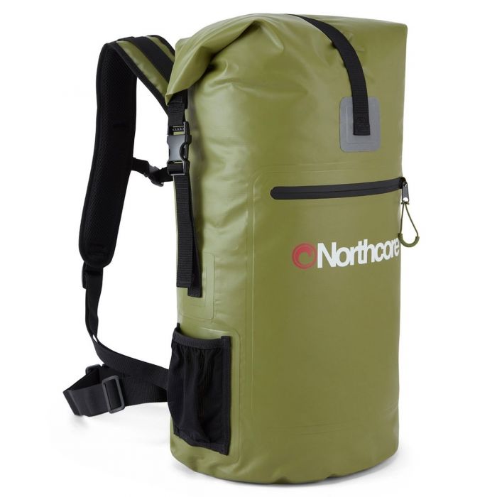 Northcore Waterproof Haul Backpack 30L - Olive Green