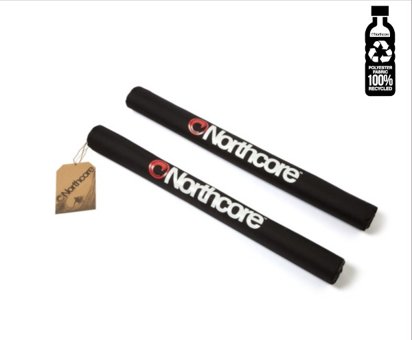 Northcore Black Eco Wide Load Roof Rack Bar Pads